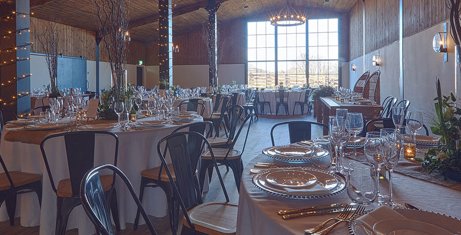 Round Wedding Breakfast Tables for 156