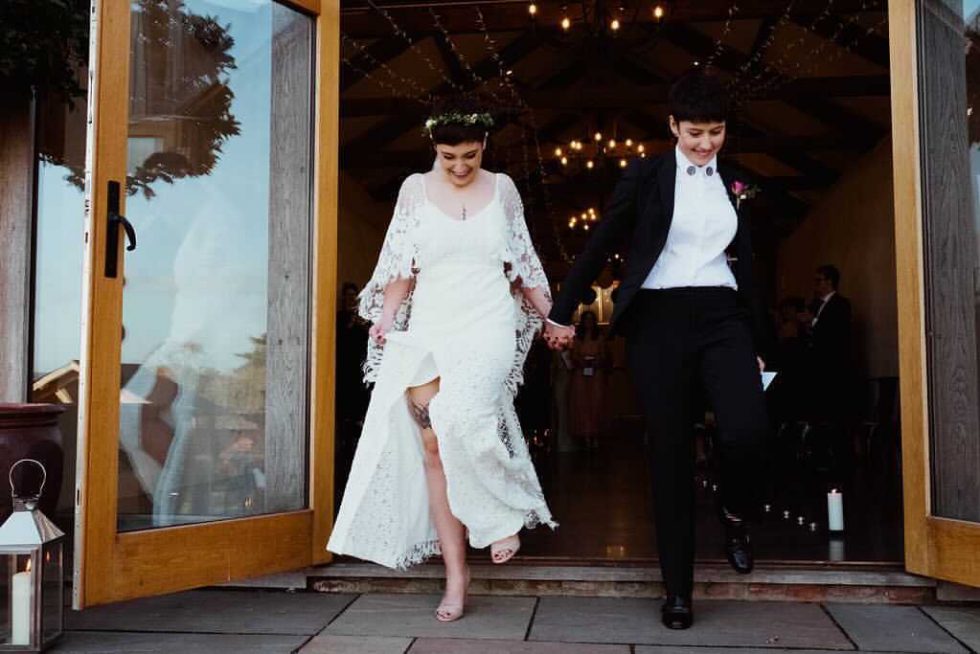 Upton Barn | Tamsin and Sonya | Claudia Rose Carter Photography