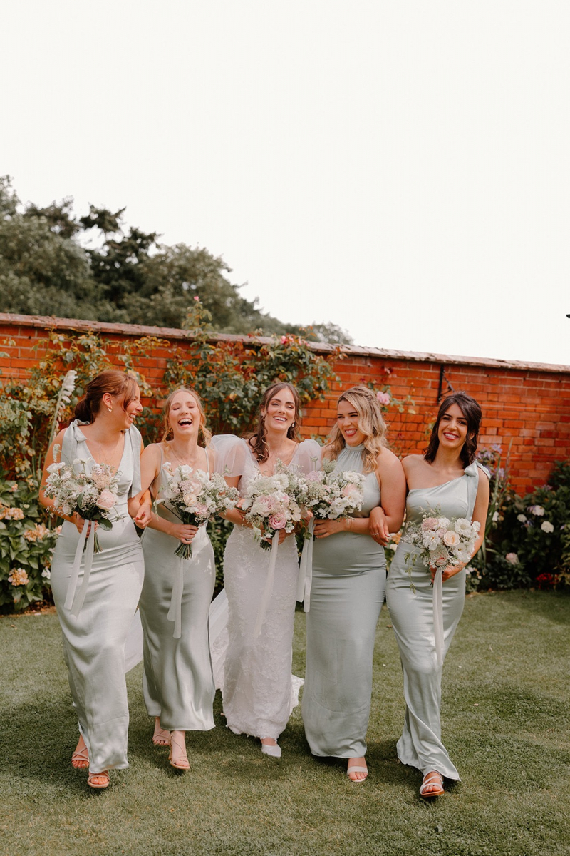 The Bridal Party in Walled Garden | Sophie Mort Photography