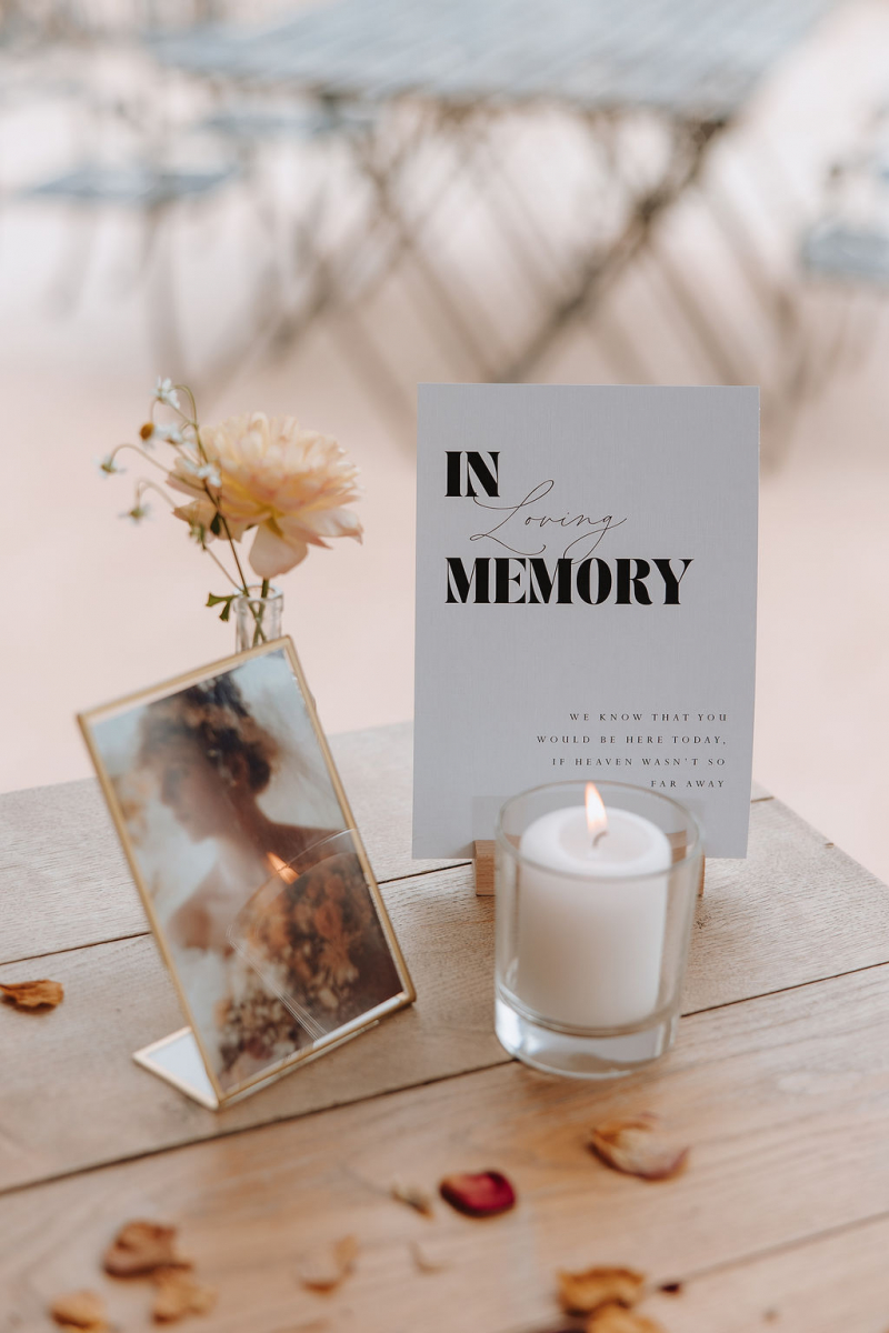 Memory table | Ivy House Photography